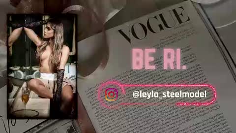 Snapshot of leyla_steel chatting on July 14, 2026, 11:38 am INSTA leylasteel model online show from July 14, 2026, 11:38 am