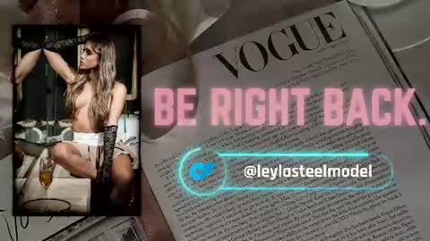 Snapshot of leyla_steel chatting on July 15, 2026, 4:23 pm INSTA leylasteel model online show from July 15, 2026, 4:23 pm