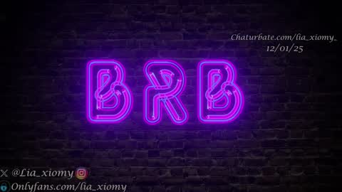 Snapshot of lia_xiomy_ chatting on January 12, 2025, 7:21 am Lia online show from January 12, 2025, 7:21 am