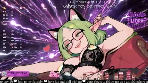 Snapshot of liorasublime chatting on May 23, 2026, 2:28 am im Liora uwu online show from May 23, 2026, 2:28 am