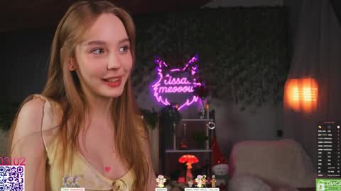 Snapshot of lissa_meooow chatting on February 3, 2026, 6:22 am your Liza again. Next stream Dec. 1 at 2 or 3 GMT online show from February 3, 2026, 6:22 am