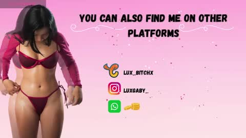 lux_bitchx online show from May 27, 2026, 3:14 am