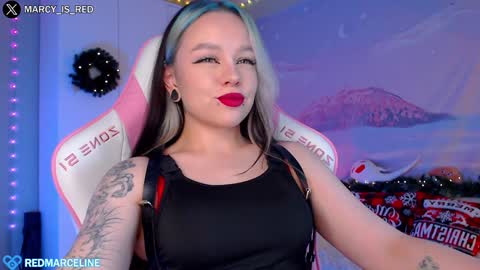 Snapshot of marceline_red chatting on December 12, 2024, 3:16 pm Lady Marceline online show from December 12, 2024, 3:16 pm