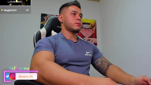Snapshot of marco_diaz1 chatting on June 10, 2026, 12:44 am Marco Diaz online show from June 10, 2026, 12:44 am