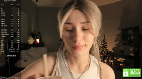 Snapshot of margarethowell chatting on December 28, 2024, 6:39 am Margaret online show from December 28, 2024, 6:39 am