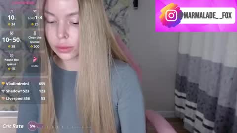 Marmalade Fox online show from April 16, 2026, 6:19 pm