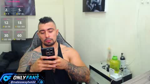 Mateo online show from July 25, 2026, 6:38 pm