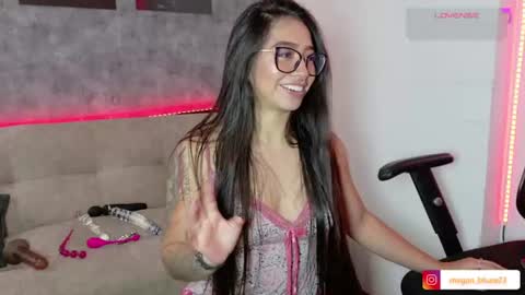 Megan Bluee online show from July 1, 2026, 4:40 pm