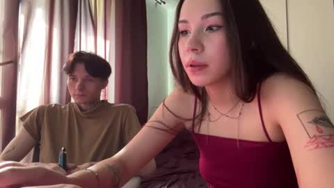 Snapshot of merrieflaggs chatting on July 19, 2026, 3:16 pm Alex and Mila online show from July 19, 2026, 3:16 pm
