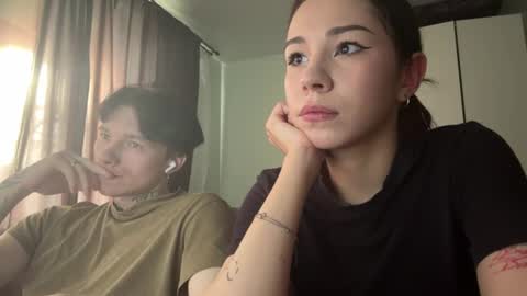 Snapshot of merrieflaggs chatting on July 23, 2026, 4:05 pm Alex and Mila online show from July 23, 2026, 4:05 pm