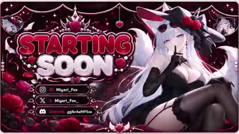 Snapshot of miyari_fox_ chatting on July 20, 2026, 11:40 pm MiyariFox online show from July 20, 2026, 11:40 pm