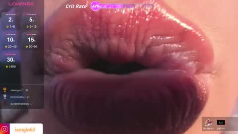 Snapshot of monica_amberr chatting on October 11, 2025, 6:23 am I am Gio online show from October 11, 2025, 6:23 am