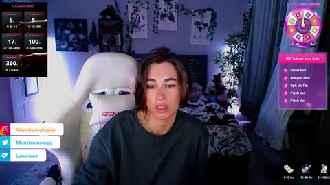 Snapshot of monstrumologist chatting on February 6, 2025, 1:16 am Lydia Mooney online show from February 6, 2025, 1:16 am