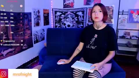 Snapshot of mr_of_nightt chatting on February 25, 2025, 6:36 am Daniel and Sara online show from February 25, 2025, 6:36 am