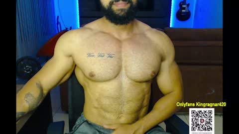 Snapshot of muscleweed420 chatting on December 14, 2024, 11:56 pm Ragnar online show from December 14, 2024, 11:56 pm