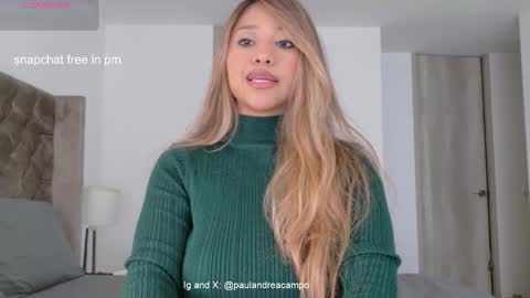 Paula Andrea online show from February 8, 2026, 8:12 pm