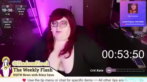 RileySynn online show from May 30, 2026, 5:37 am
