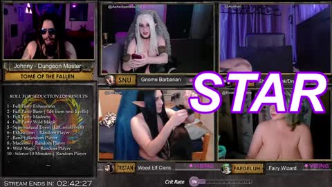 Roll For Seduction online show from January 8, 2025, 12:17 am