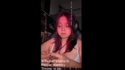 s1erra18 online show from July 28, 2026, 4:16 pm