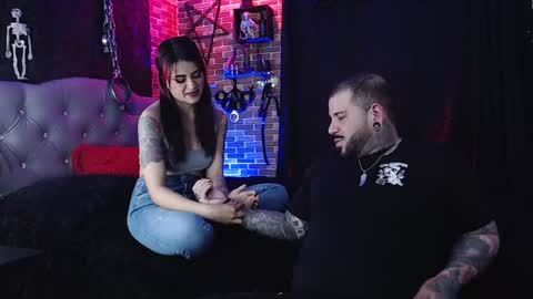 Snapshot of samantha_abrill chatting on January 23, 2025, 12:57 am Samantha and Victor online show from January 23, 2025, 12:57 am