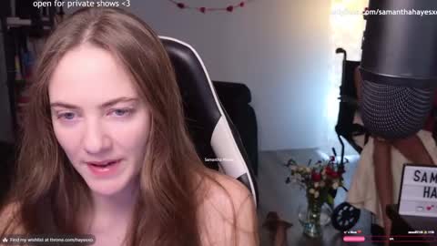 The Real Samantha Hayes haha  online show from January 30, 2025, 4:37 am