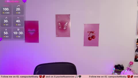 sampuckettbaby online show from May 27, 2026, 3:20 pm