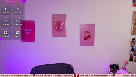 sampuckettbaby online show from May 29, 2026, 3:43 pm