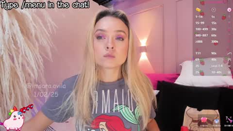 Snapshot of saraavila_ chatting on February 2, 2025, 3:10 am SaraAvila online show from February 2, 2025, 3:10 am