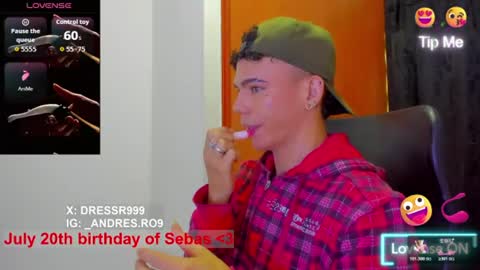 sebas 3 online show from July 19, 2026, 12:42 pm