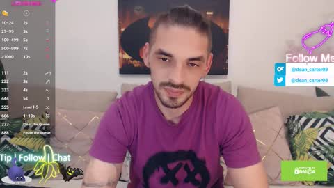 Dean Carter online show from October 10, 2025, 10:09 pm