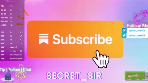 Dean Carter online show from November 11, 2025, 11:05 pm