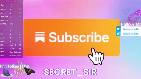 Dean Carter online show from July 28, 2026, 10:53 pm