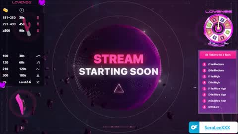 SeraLeeXXX online show from February 27, 2026, 5:57 pm