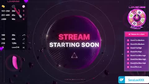 SeraLeeXXX online show from May 19, 2026, 4:24 pm