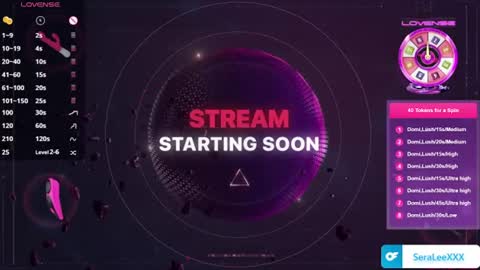 SeraLeeXXX online show from July 25, 2026, 5:21 pm