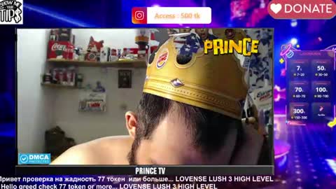 BISEXPRINCE777 online show from June 27, 2026, 2:05 am