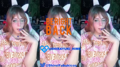 Snapshot of shirayuki_hime chatting on January 18, 2025, 11:00 am Im Lilu Rosenblum Guys I have ----Ill be glad to see you there online show from January 18, 2025, 11:00 am