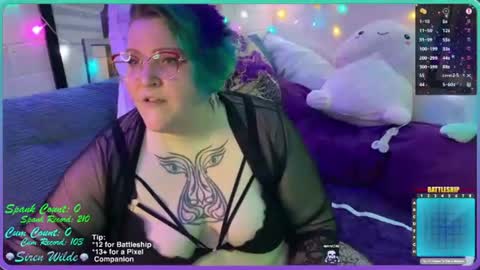 Snapshot of sirenwilde chatting on August 8, 2026, 4:36 am Siren Wilde online show from August 8, 2026, 4:36 am