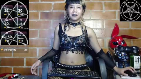 Snapshot of skarleth_miaw chatting on January 29, 2025, 10:11 pm Punkat 3 online show from January 29, 2025, 10:11 pm