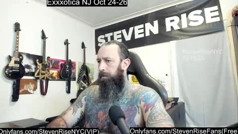 StevenRiseNYC online show from October 18, 2025, 8:42 pm