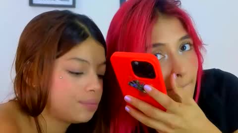 Snapshot of stormy_17 chatting on February 16, 2025, 5:04 pm STORMY red hair MARA brown hair. -------dont forget to follow us online show from February 16, 2025, 5:04 pm