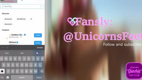 Snapshot of strupedsunicorns chatting on January 23, 2025, 8:46 am goddess online show from January 23, 2025, 8:46 am