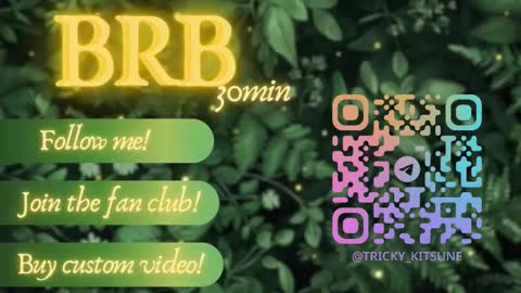 trickykitsune online show from September 15, 2025, 10:37 am