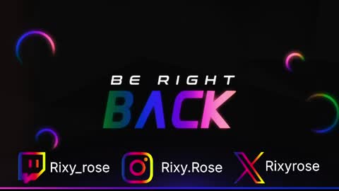 RixyRose online show from April 25, 2026, 10:40 pm