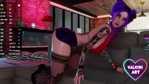 Snapshot of valkiriart chatting on February 20, 2025, 5:01 am valkiriart online show from February 20, 2025, 5:01 am