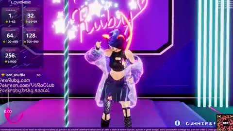 Vex Ruby online show from February 15, 2026, 1:13 am