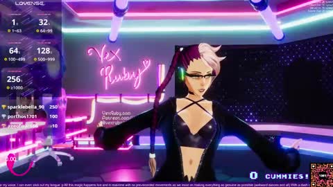 Vex Ruby online show from April 26, 2026, 12:30 am