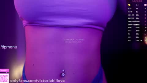 Victoria Hillova online show from June 15, 2026, 6:54 pm