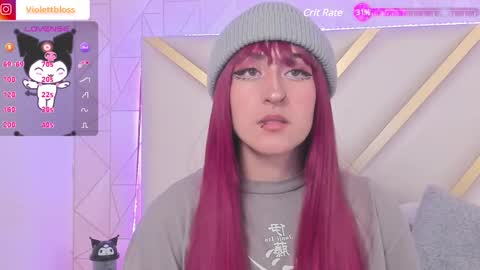 Snapshot of violettbloss chatting on January 9, 2025, 10:41 pm Violeta online show from January 9, 2025, 10:41 pm