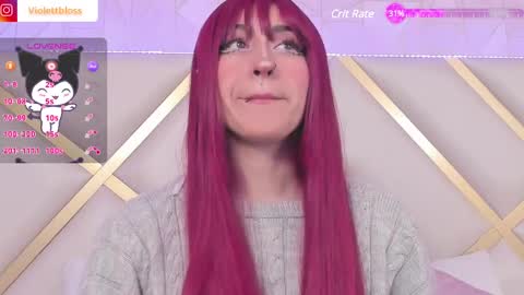 Snapshot of violettbloss chatting on January 10, 2025, 10:25 pm Violeta online show from January 10, 2025, 10:25 pm